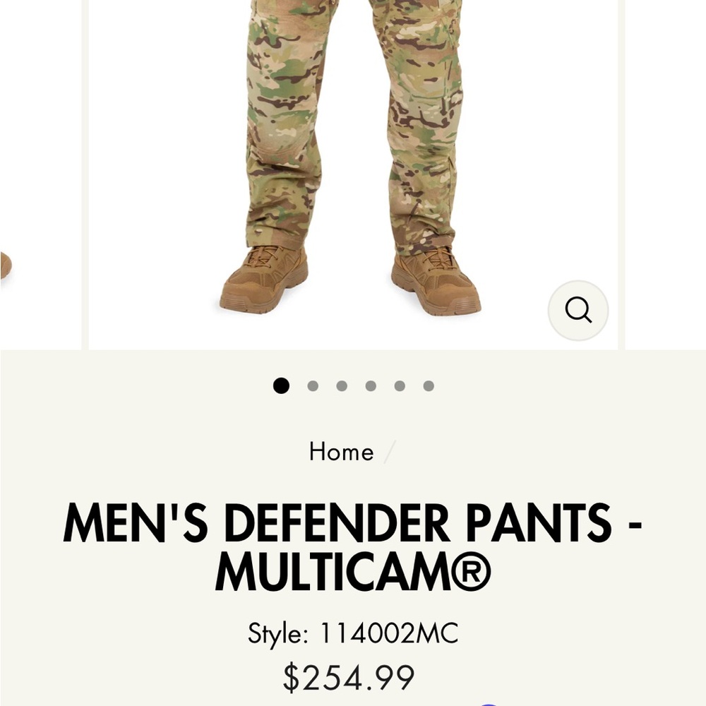 First Tactical Men’s Defender multicam pant - 36 x 32 - Picture 3 of 3